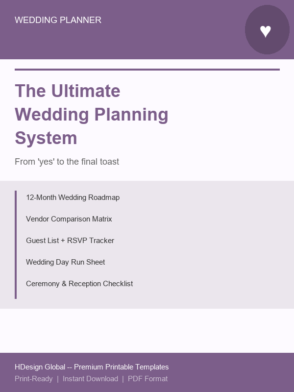 Signature Wedding Planner